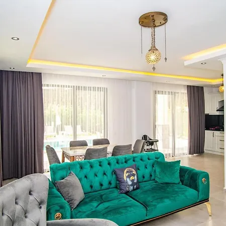 别墅 4 Bedroom In Hisaroenue Oeluedeniz- Gold Rose 费特希耶